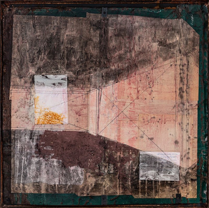 Majid Biglari, Frame Spot on the Wall, 2021