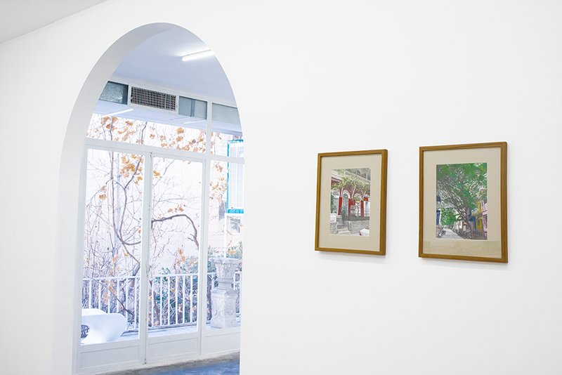Partly Cloudy, installation view