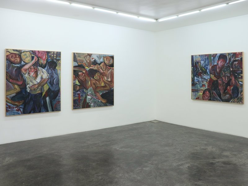 Exhausted Sleep, installation view