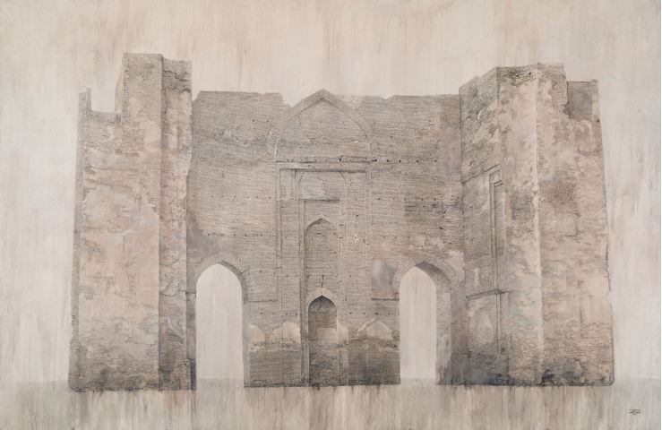 Bahram Ghonchepour, Arg Wall, 2022