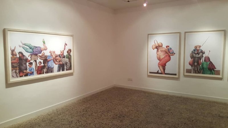 Elephant City, installation view