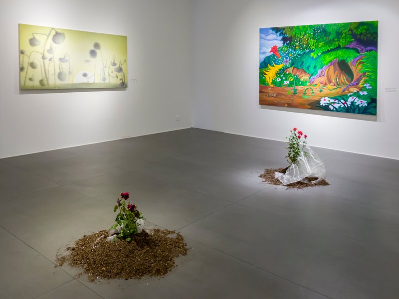 The Poems of Silent Gardeners, installation view