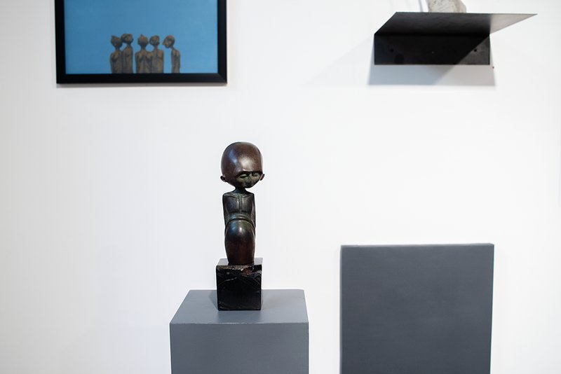 Uncertain And Endless From ongoing series “Homo”, installation view