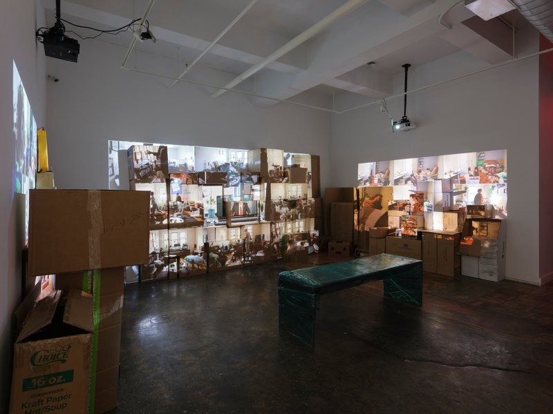 Center is not a particular point on the earth’s surface, installation view