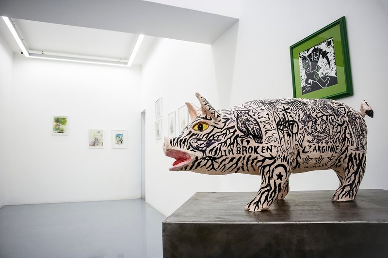 New Drawings, installation view