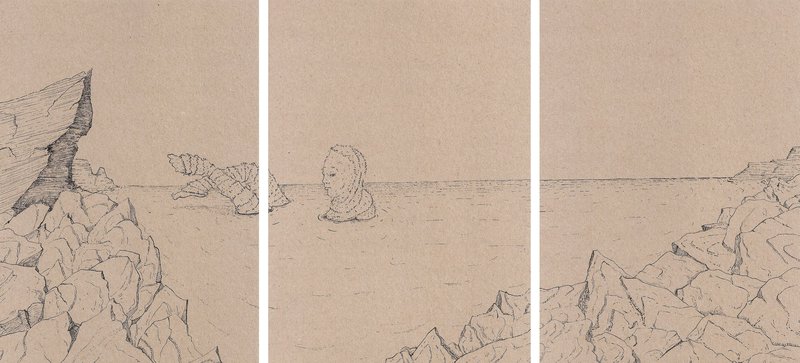 Milad Nemati, Unknown Creature Out of The Ocean, 2021