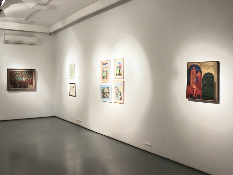 Painter Gentlemen, in the Poet's House, installation view