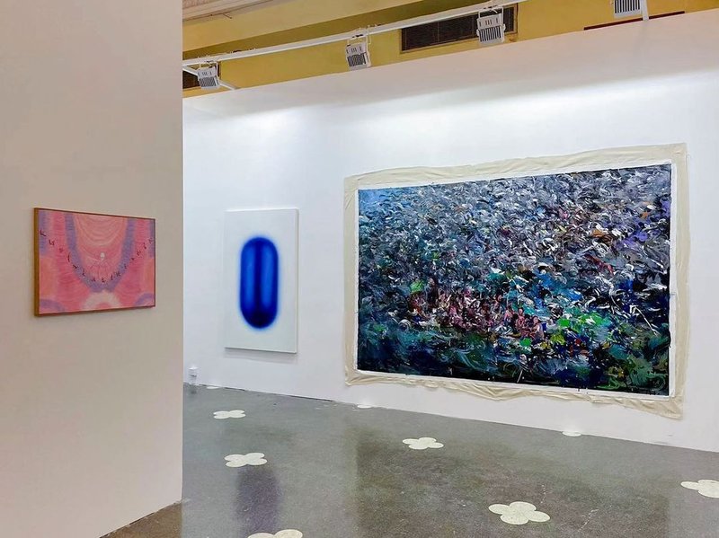 Installation view.