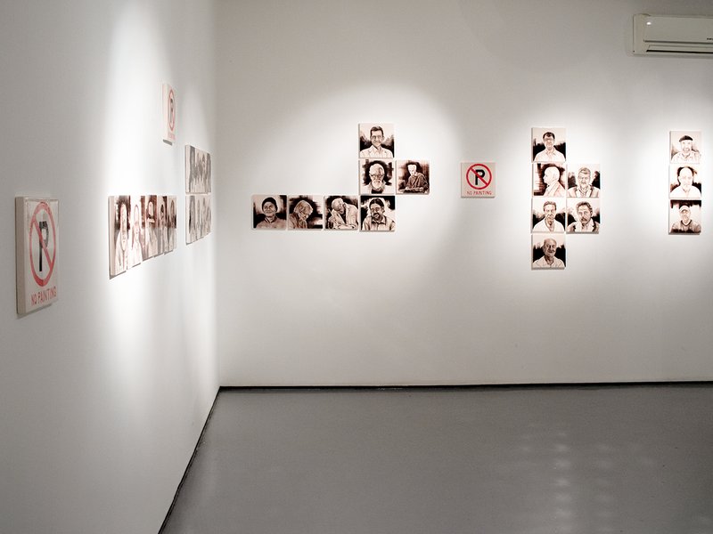 No painting, installation view
