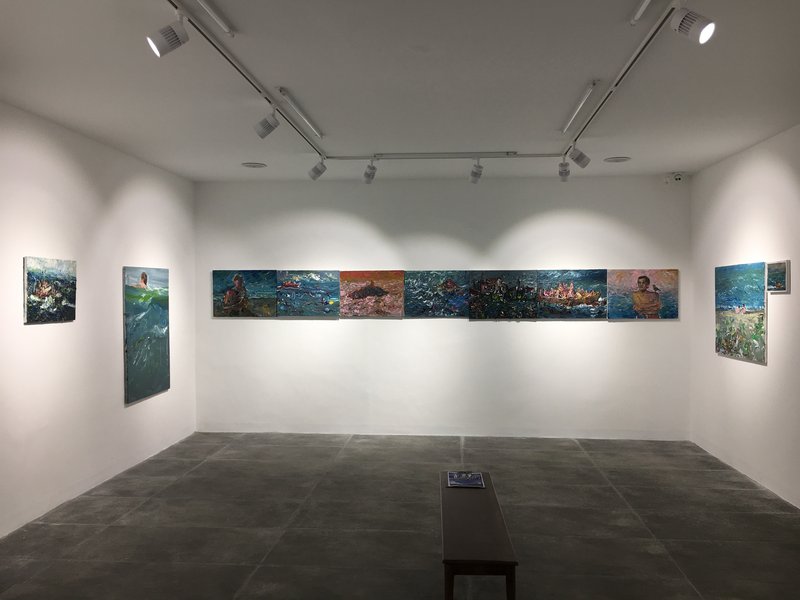 On The Port, installation view