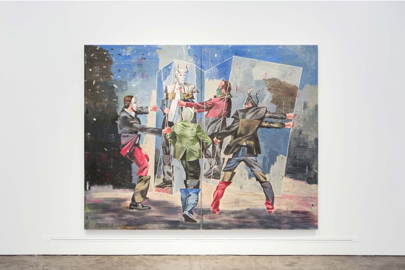 Fractures, installation view