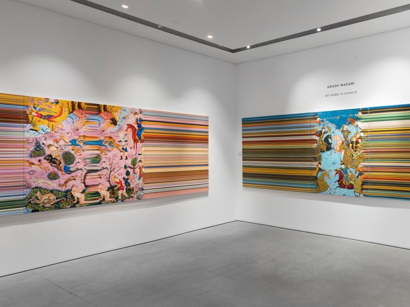 solo show - Arash Nazari, Installation view.