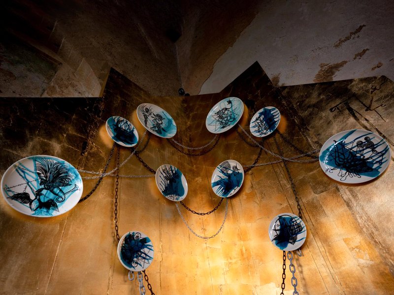 East and West, installation view