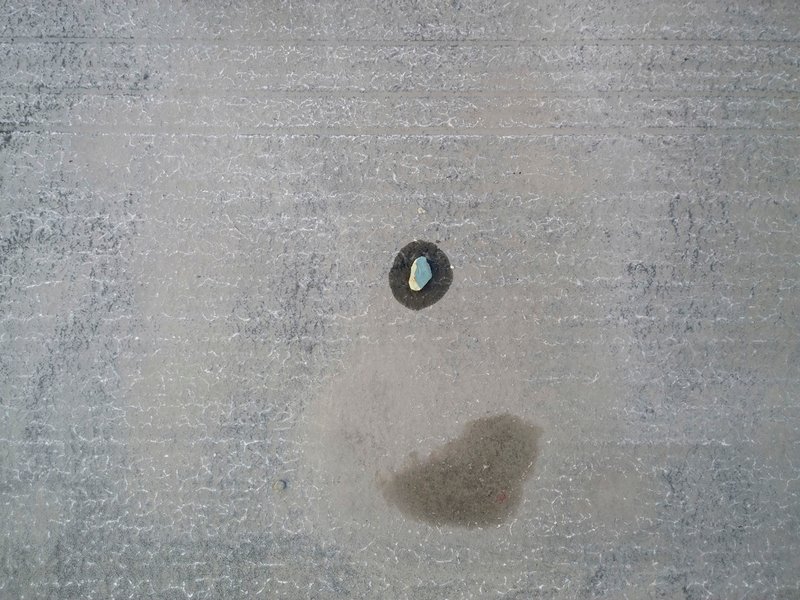 Mehran Mohajer, Blue Tile, 2014