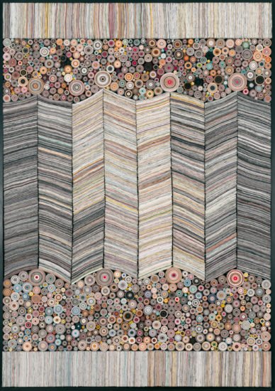 Hadieh Shafie, Manuscript Zig Zag , 2022