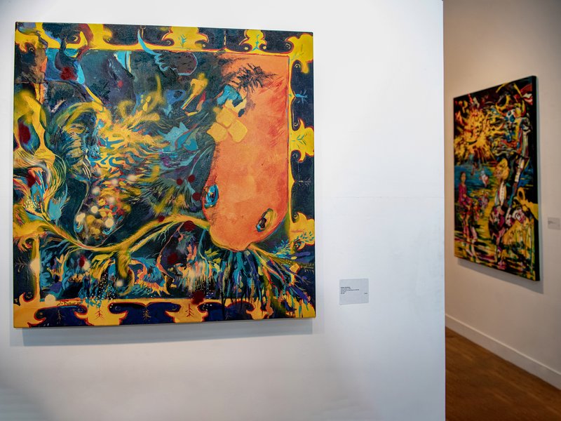 Land Is Feeling, Color Is Remedy, installation view