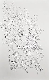 Monir Shahroudy Farmanfarmaian, Hibiscus, 1986