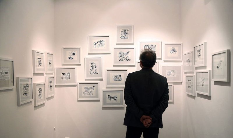 When the Bird Died, installation view