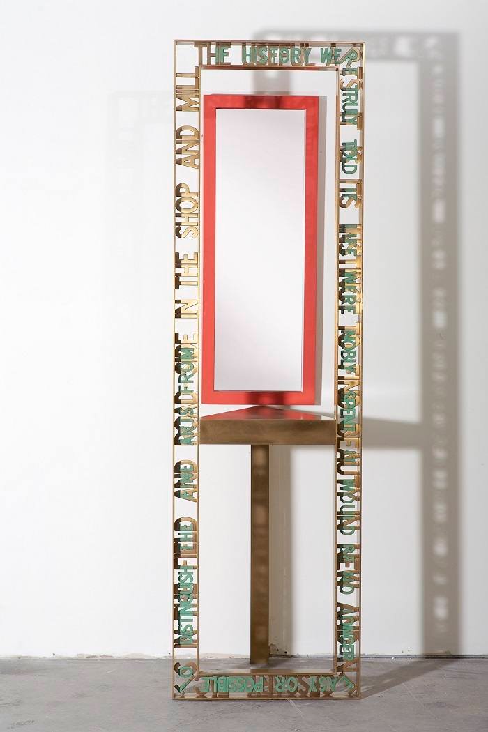 Siah Armajani, Hall Mirror with Table, 1984