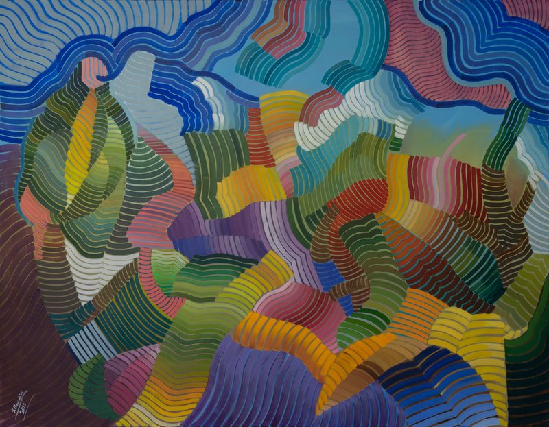 Seroj Barseghian, Glinting Colors, 2021