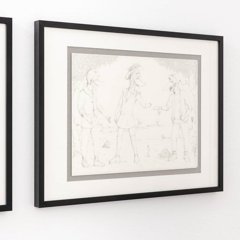 BACKSTAGE - HANDS ON THE WALL, installation view