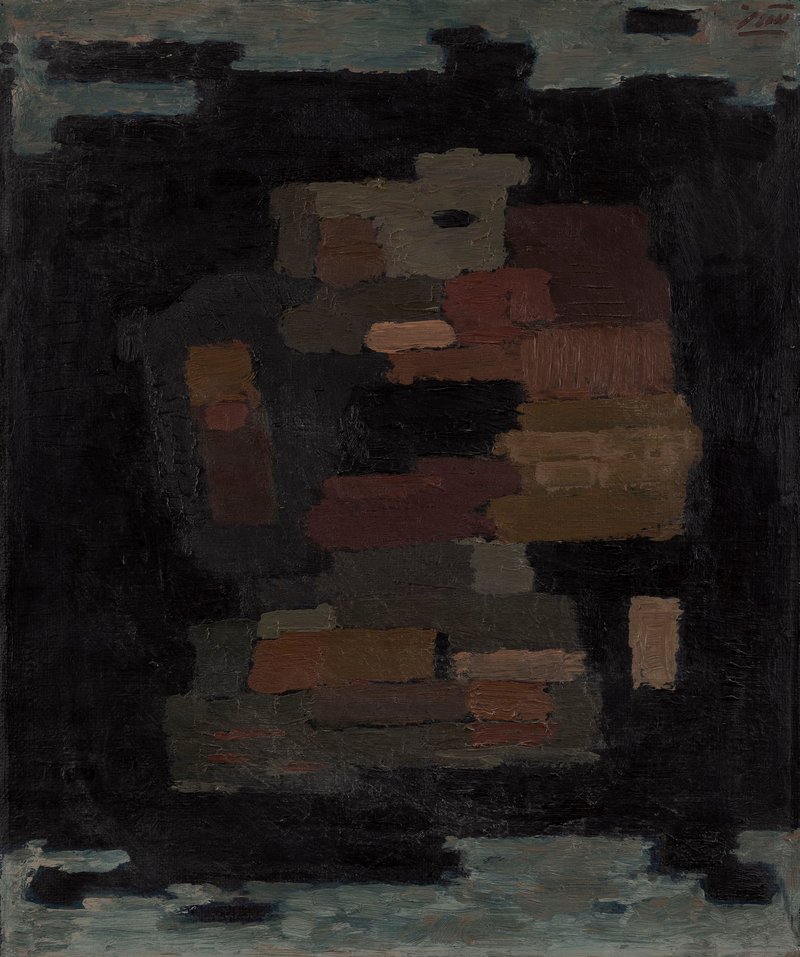 Mansour Ghandriz, Untitled (Abstraction), 1964
