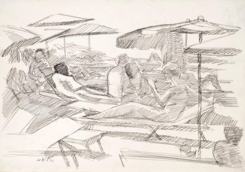 The Late Ali Golestaneh, Untitled, 1982