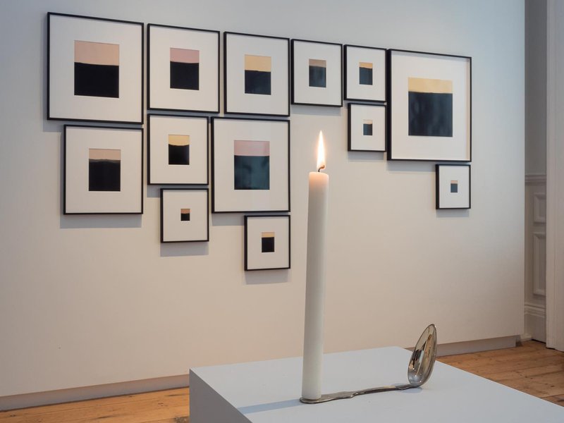 8 Minutes Ago, installation view