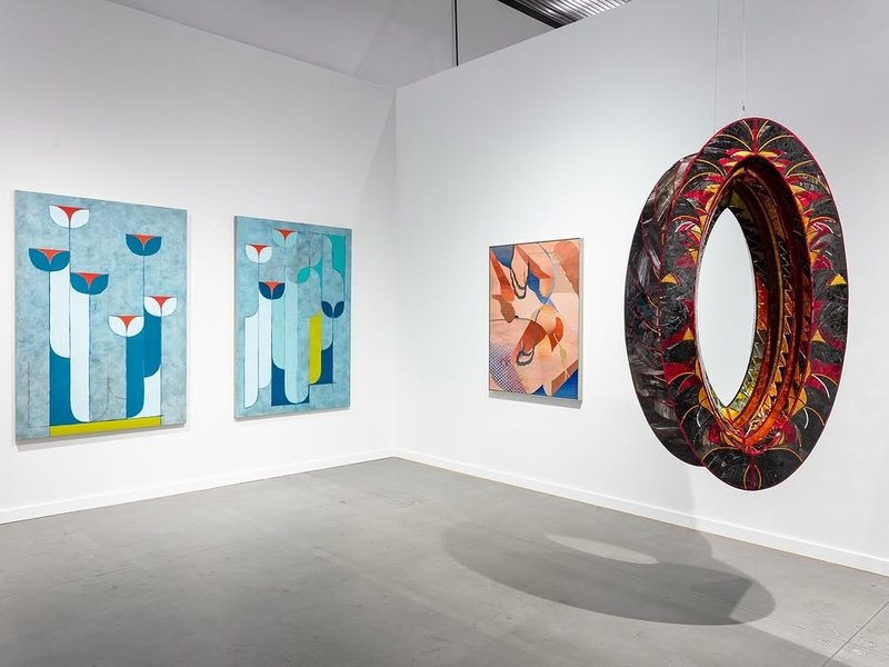 Installation view.