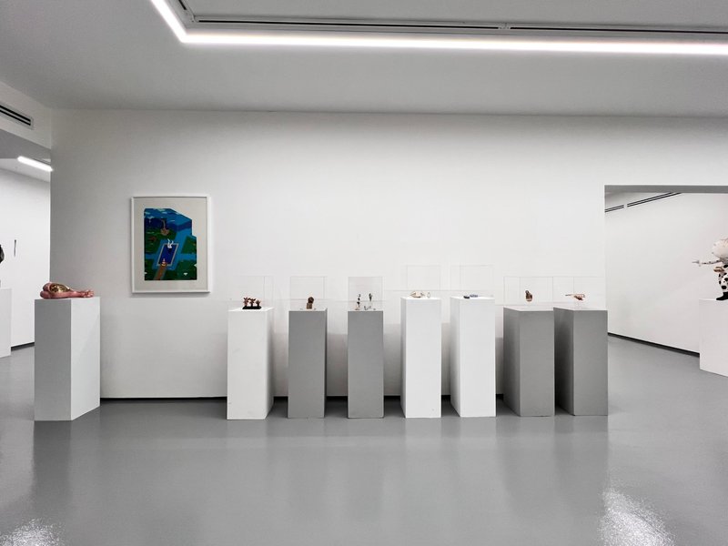 The Jewel Split Open and the Thought Came Out , installation view
