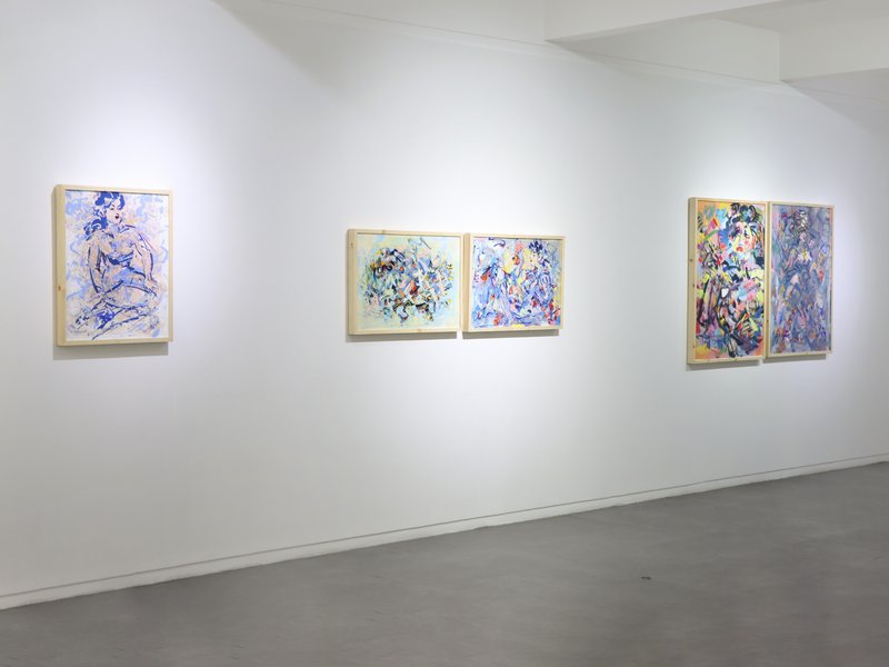 Installation view.