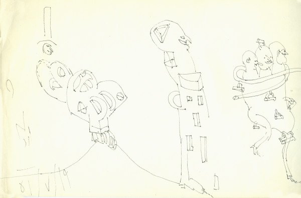 Ardeshir Mohassess, Parviz Tanavoli's Ceramics in Goethe Institute, 1972