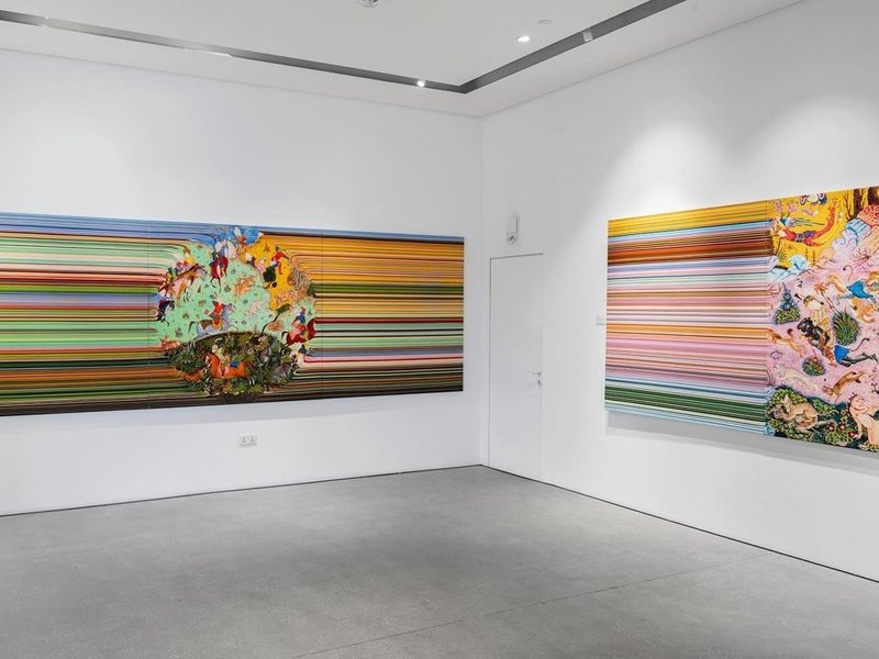 solo show - Arash Nazari, Installation view.