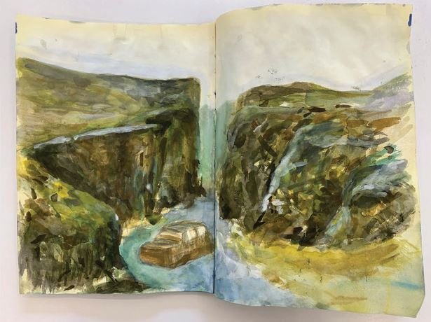 Mohammad Ramshe, Farvardin Sketchbook, 2021