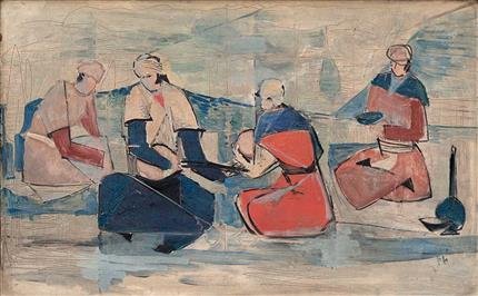 Hossein Kazemi, Feast, 1947