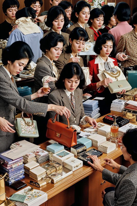 Emi Kusano, Ritual of Conspicuous Consumption, 2025