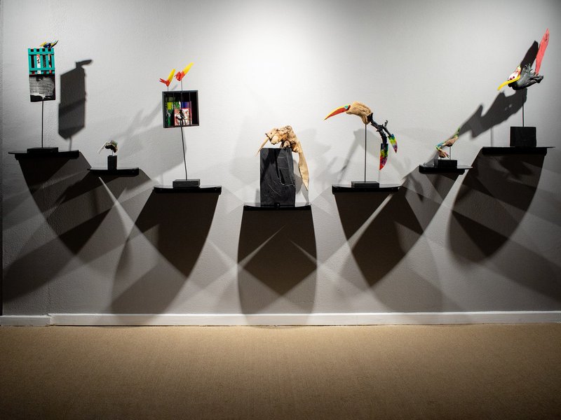 Mehdi Sahabi A Retrospective, Installation view.