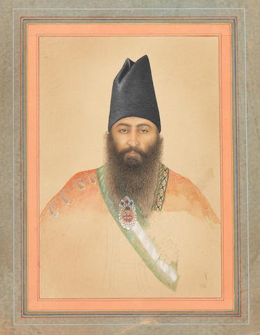 Abul Hasan Khan Ghaffari Kashani, A Portrait of a Qajar Official, 0