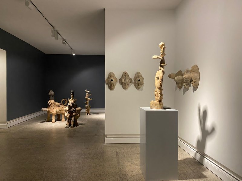 Sacred Three, installation view