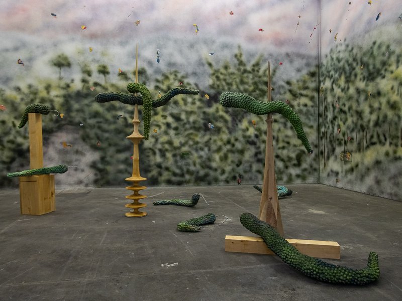 Wrinkles Wrapped in Years: Three Zones of Experience, installation view