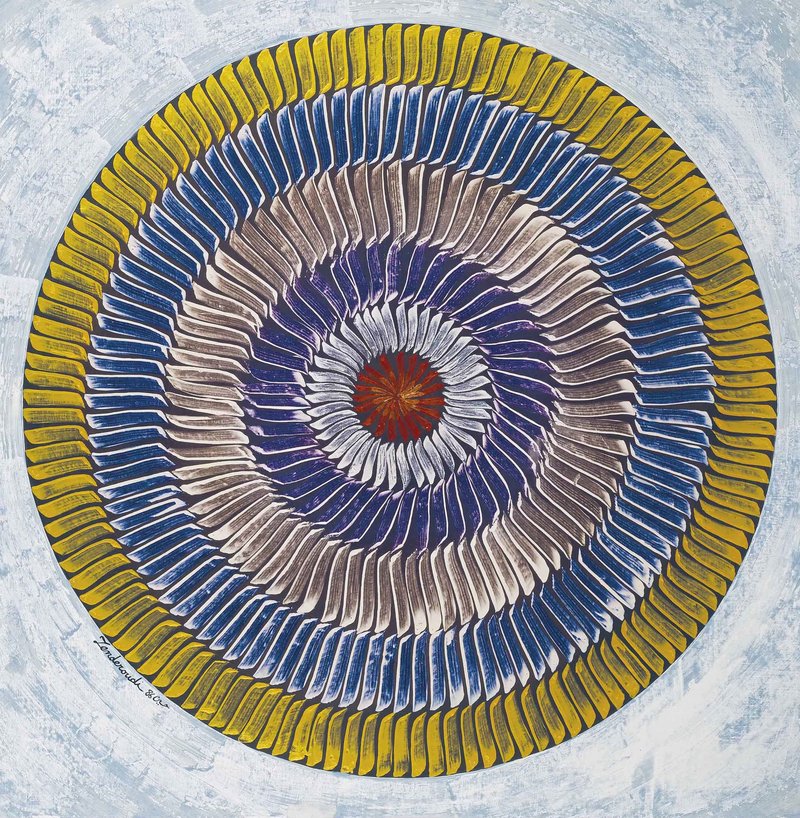 Charles Hossein Zenderoudi, ALMAAK, 1986