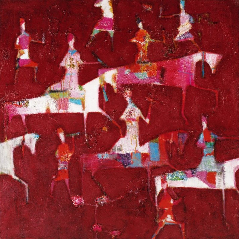 Reza Derakshani, Hunt Burgundy, 2014