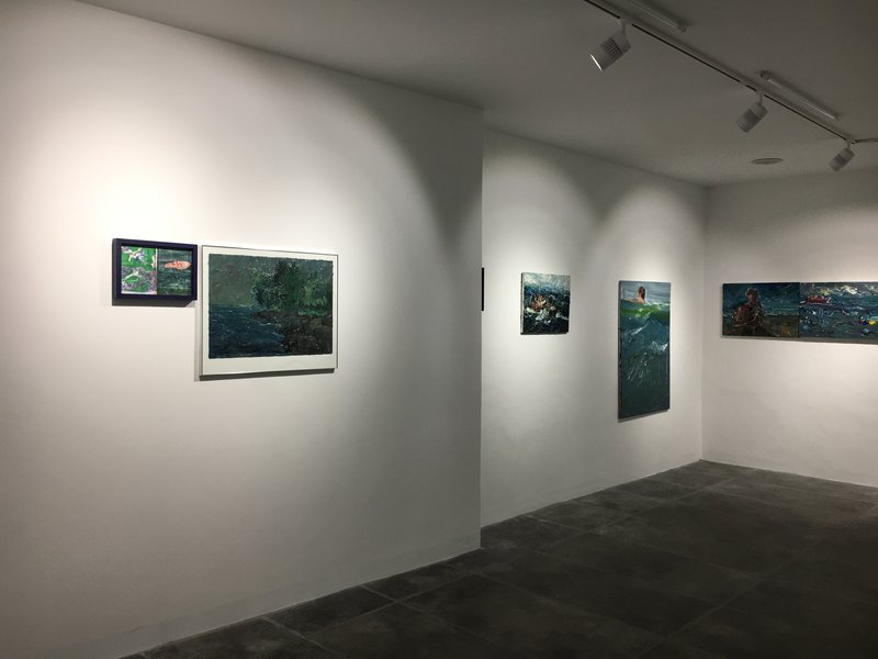 On The Port, installation view