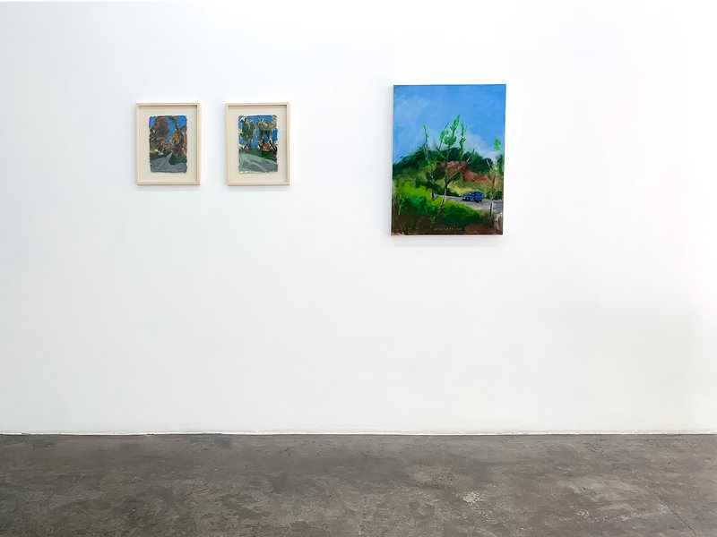 On the Way, installation view