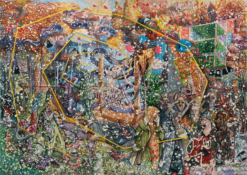 Behrang Samadzadegan, The Triumph of Death, After Palermo Fresco, 2020