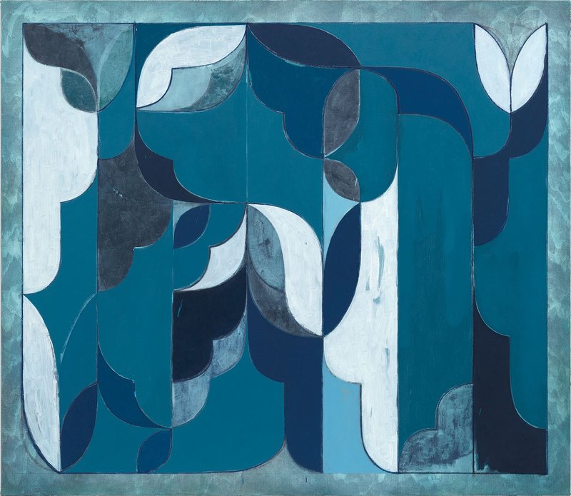 Kamrooz Aram, Untitled (Arabesque Composition), 2021