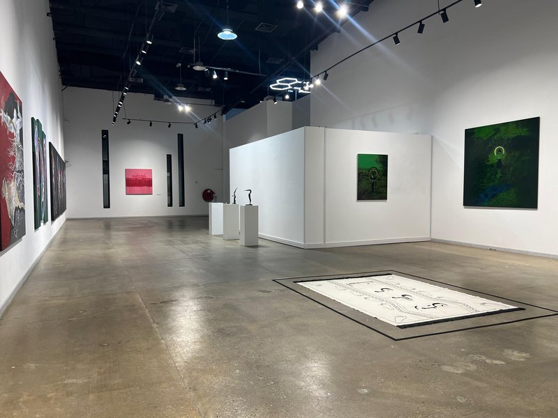 Installation view.