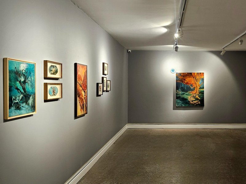 Scarlet Rot, installation view
