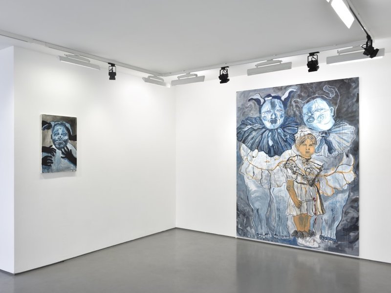 Lies that Bled Blue, installation view