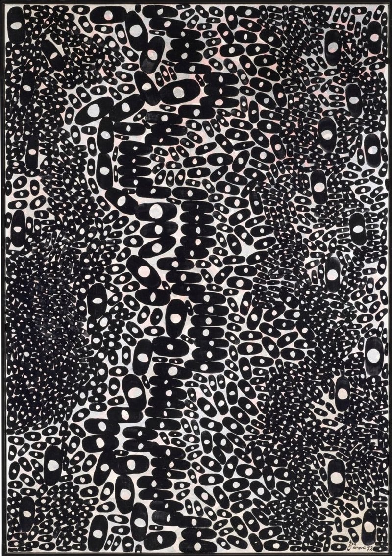 Charles Hossein Zenderoudi, Untitled, 1972